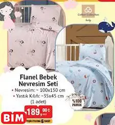 FLANEL BEBEK NEVRESİM SETİ